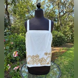 Banana Republic embroidered summer top - size S